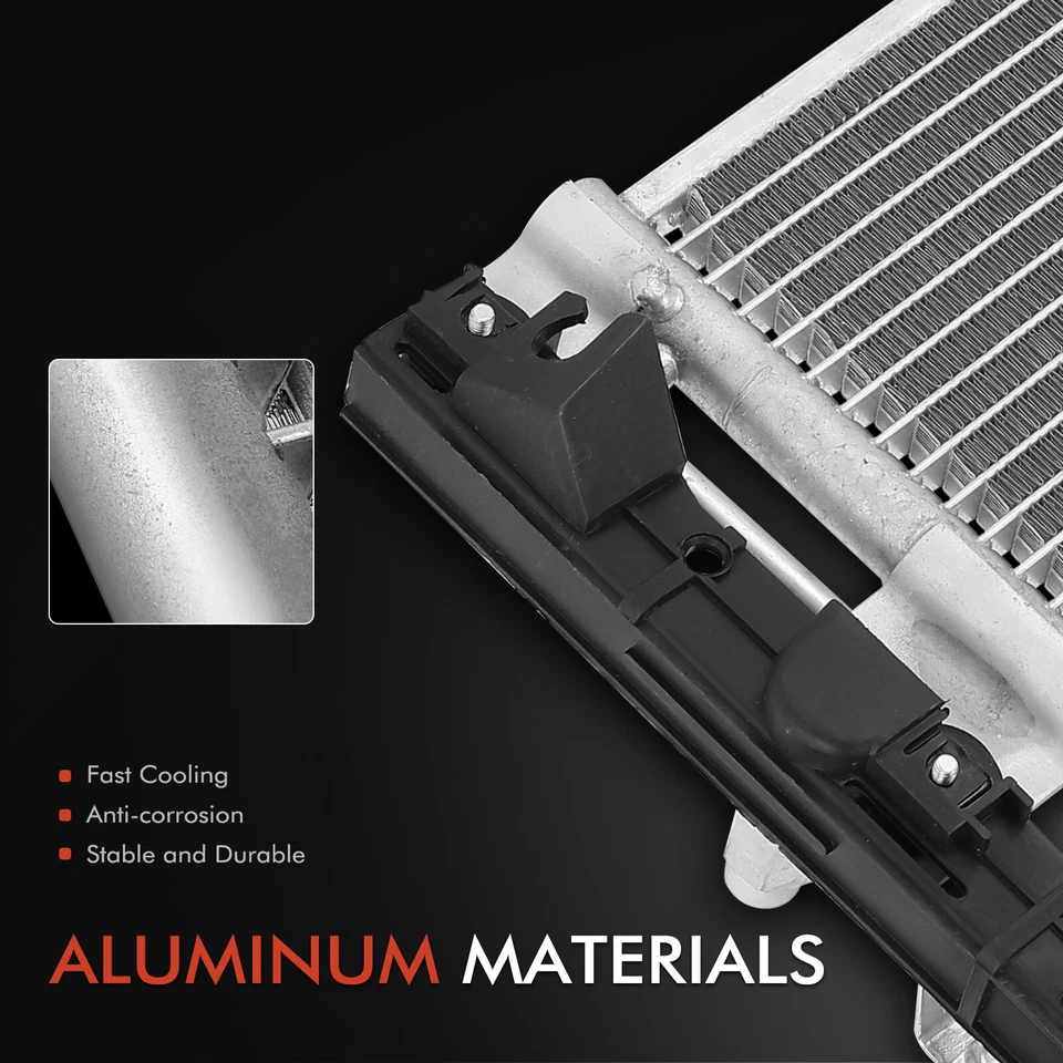 AC Condenser Serpentine w/ Bracket for Toyota Corolla 1998 1999 2000 2001 2002 - Image 2 of 4