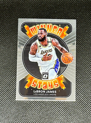 21-22 Panini Donruss Optic Basketball Lebron James Winner Stays No