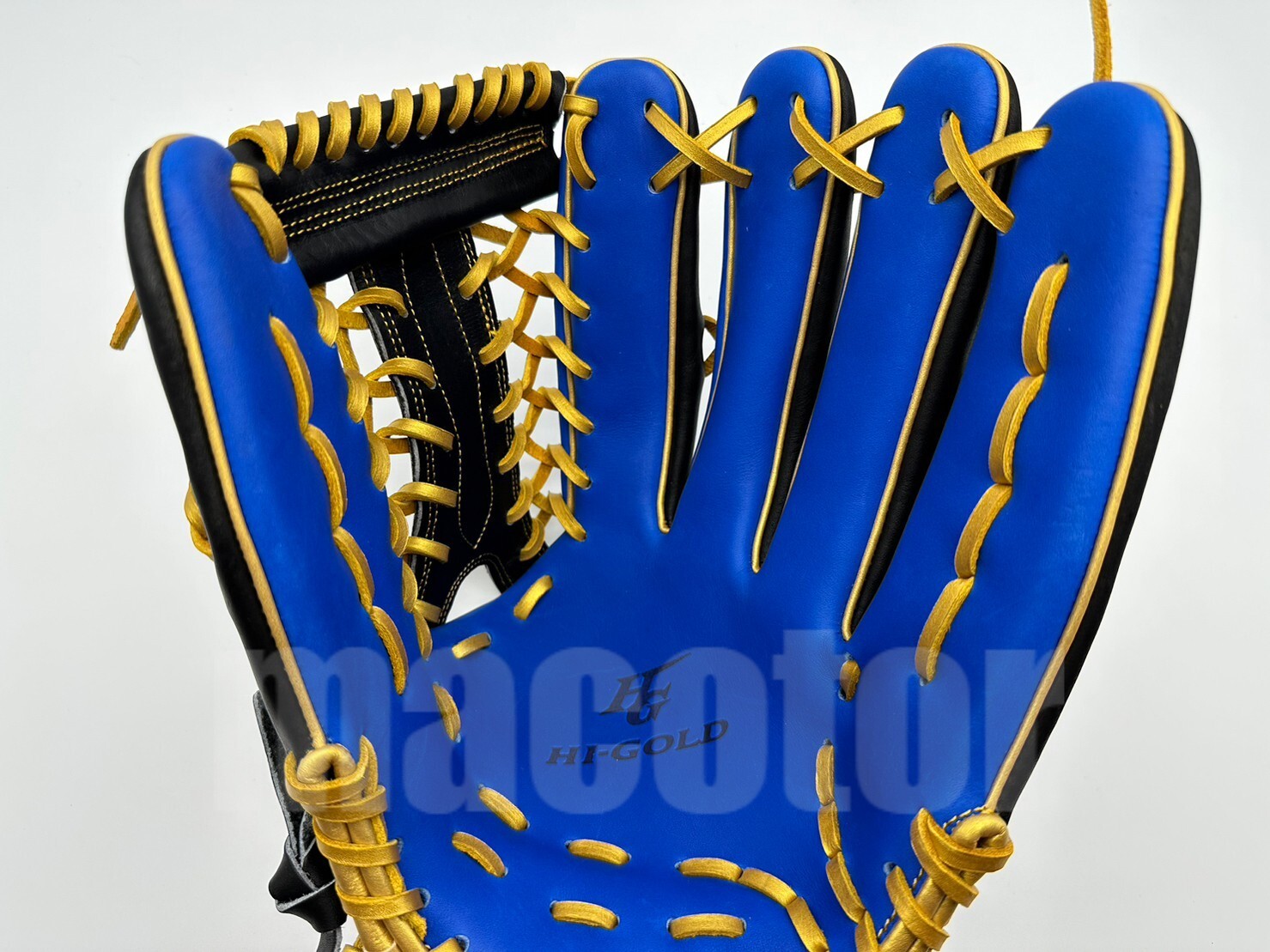 HiGold Pro Order 13.5" Outfield Baseball Glove Black Blue A RHT