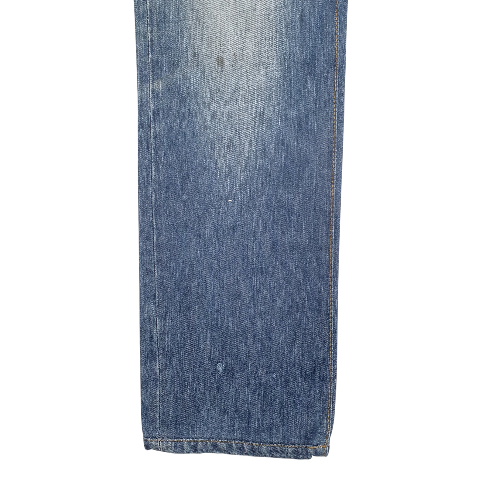 LEVIS 505 Jeans Regular Fit Blue Denim Trousers Mens W30 L30 image 4