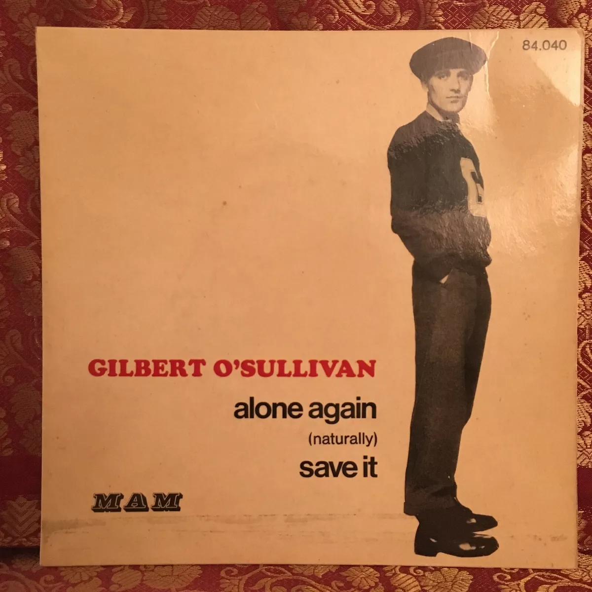 Gilbert O'Sullivan ‎– Alone Again (Naturally) / Save It EP 45 RPM