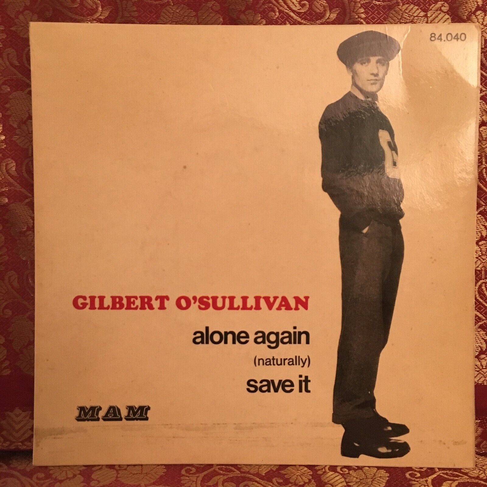 Gilbert O'Sullivan, Alone Again (Naturally), Vinyl (7, Single)