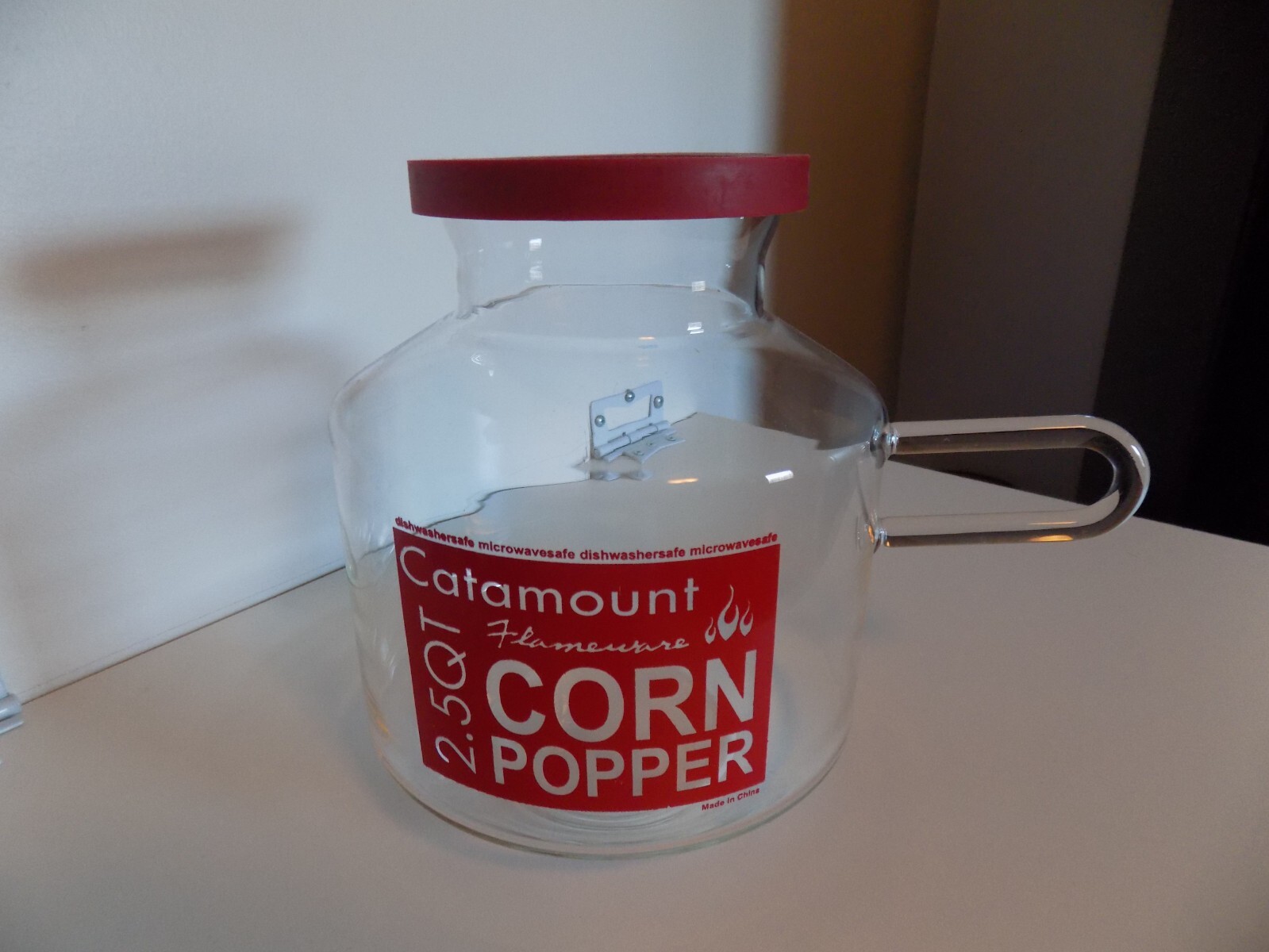 glass microwave corn popper