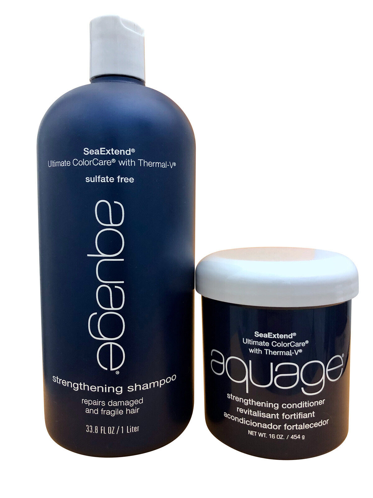 Aquage Strengthening Shampoo 33.8 OZ & Conditioner 16 OZ Set