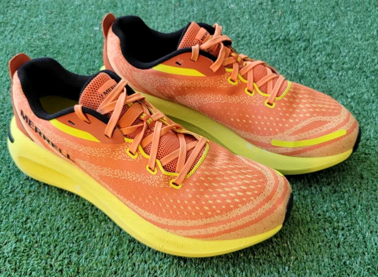 Merrell Morphlite Arancione NUOVO Sneakers Atletiche Scarpe da Trail Running Uomo 10M