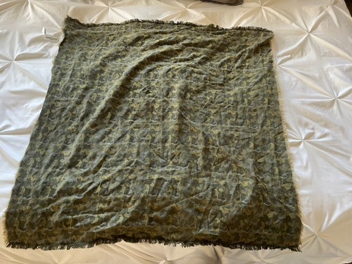 ZARA KIDS BOYS GREEN COTTON SCARF - Picture 5 of 5