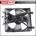 Left Side Radiator AC Condenser Cooling Fan Assembly FIT 2001-2005 Honda Civic