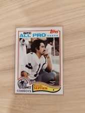 1982 All Pro Rafael Septien Cowboys Topps Card 323 Free Shipping