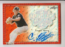 2020 Leaf Perfect Game CHASE PETTY Cincinnati Reds MARBLE RED AUTO RC 1/1