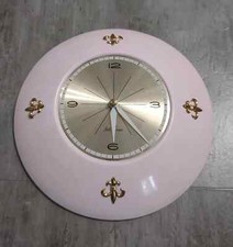 Vintage 1950s/1960s Seth Thomas MCM Pink Fleu...