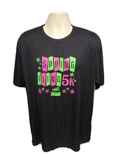 Nyc Runs Spring Fling 5k Run Adult Black 2XL Jersey