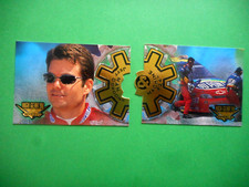 2) RARO Jeff Gordon 1998 Ruedas Par de engranajes altos HOMBRE Y MÁQUINA Tarjetas de inserción MM1A9