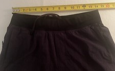 LULULEMON grey  Active Swim Shorts Lined Men's Size M, Zip Pocket, Drawstring