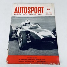 Vtg Autosport Britain’s Motor Sporting Weekly Magazine Vol 20 No 20 May 13 1960
