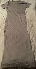 Shein Gray Dress With Pockets Size M