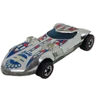 Hot Wheels Redline Twinmill 1968 Super Chrome Gray Int. Made In Hong Kong