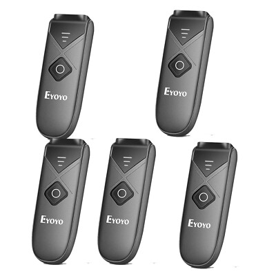 Eyoyo 5pcs/set Wireless Bluetooth Barcode Scanner 1D 2D Code Reader wholesalers
