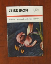 ZEISS IKON SALES BROCHURE/47230