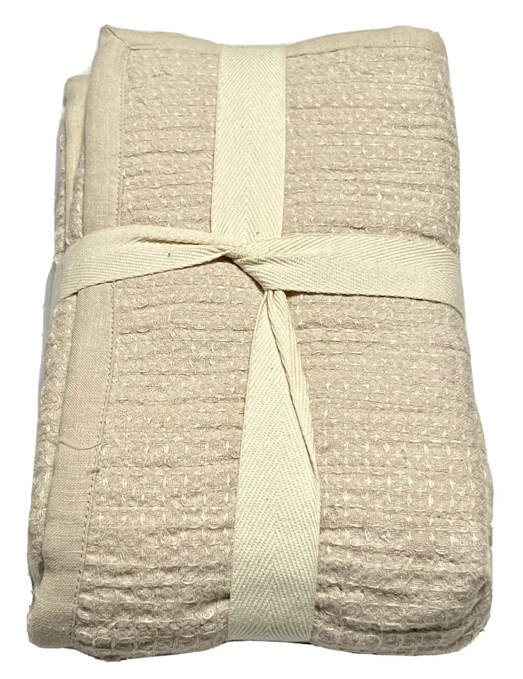 Southern Living Hayden One King Sham Lino Algodón 20x36 Humus Beige Nuevo Foto 2 de 4