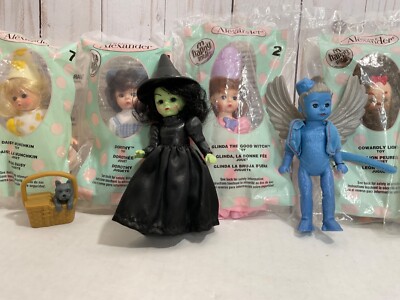 Madame Alexander Wizard of Oz 2007 McDonald's Happy Meal 5” Dolls