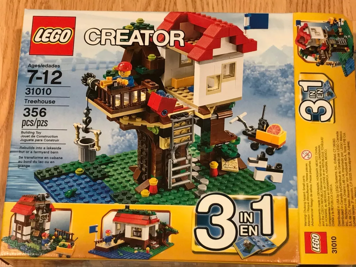 LEGO 31010 CREATOR 3 in 1 Treehouse Complete, &amp; Instructions | eBay