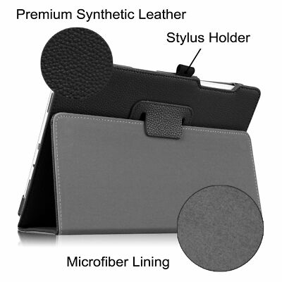 Leather Cover For Samsung Galaxy Tab S10 Lite S10+ S9 FE A9 Plus