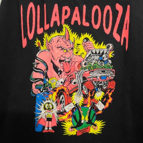 LOLLAPALOOZA Chicago 2015 Paul McCartney METALLICA Women's Tank Top Shirt - Picture 2 of 5