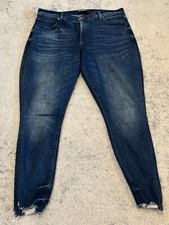 Express Jeans Womens 12R Mid Rise Skinny Ankl...