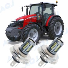 2 SUPER LED headlight light bulbs for Massey Ferguson 6698, 699, 8120, 8140: USA