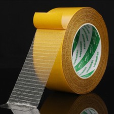 25m Fabric Tape Multifunctional Double Sided Tape Clear Grid Tape Super Sticky