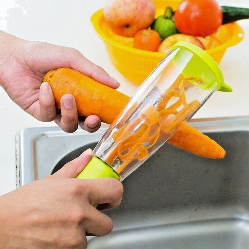 Peeler With Container For Fruit And Vegetable multifunction and easy to handle - Picture 7 of 7