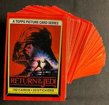Star Wars Return of the Jedi 1983 Series 1 Topps Trading Cards - Singles