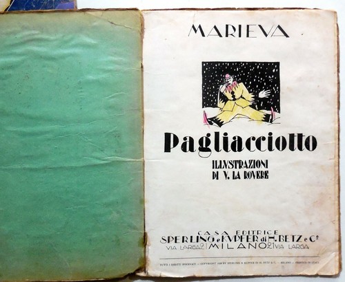 MARIEVA LE AVVENTURE DEI PAGLIACCI 3 VOLUMI sperling kupfer 1920s - Picture 9 of 11
