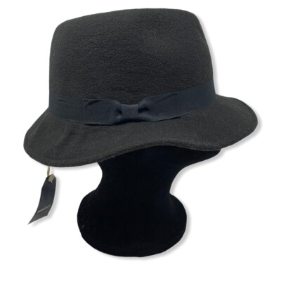 Hat Attack Black Felt Hat New With Tags