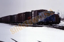 Vtg 1978 Train Slide 21088 CR Conrail Caboose Y2T089