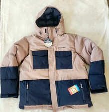 Lot of 6 Columbia Mens Marquam Peak Fusion Parka Jacket 1X Tan Black Gold New