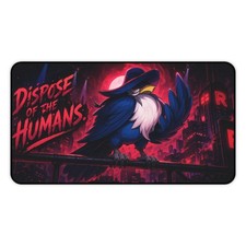 Dispose of the Humans Krow Crow Noir Playmat Rocket Feathers