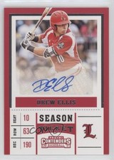 2017 Panini Elite Extra Edition College Tickets Drew Ellis #CT-DE Auto ni4