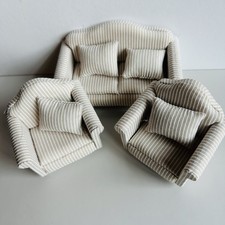 1:12 Dollhouse Miniature Sofa & 2 Chairs Set ...