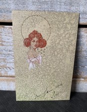 RAPHAEL KIRCHNER  uns GREEK GIRLS ?ART NOUVEAU GLAMOUR POSTCARD BRW c1904