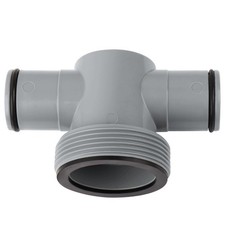P61408 T Joint Pool Hose 1.5 to 1.25 Hose Con...