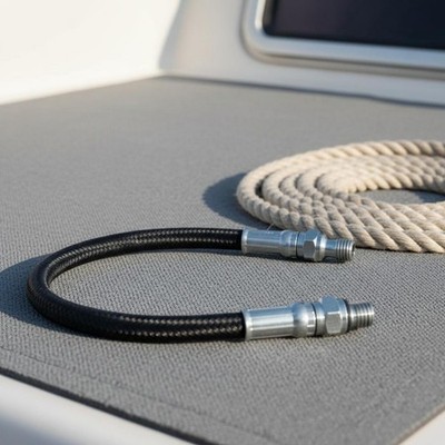 15 Cm Braided HP Hose Flexible Diving Equipment Easy to Install