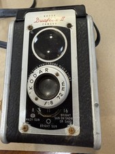 Kodak Duaflex II TLR Box Camera Kodar f/8 Lens 620 Film Waist Level Viewfinder
