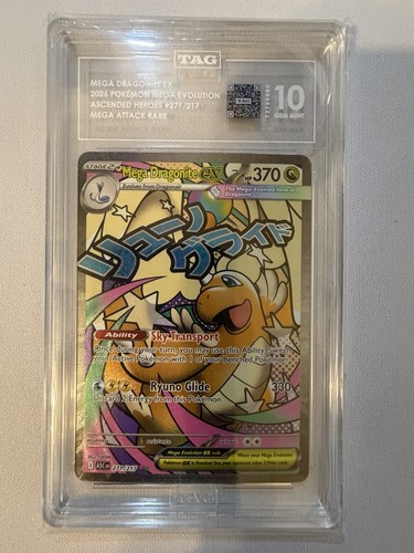 Mega Dragonite ex graded TAG 10 for sale on eBay