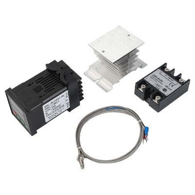 Advanced PID Controller REX C100 Set mit Halbleiterrelais Komponenten