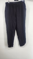 Madewell Womens XS Black Pull On Stretch Comfort Track Trousers