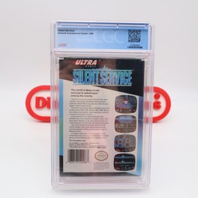 NES Nintendo Game SILENT SERVICE - CGC GRADED 9.2 A! NEW & Factory Sealed!