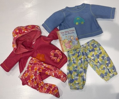 American Girl Doll Bitty Baby Outfits Twins Fall Frolic Fleece Velvet Boy Girl