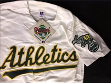 Oakland Athletics Russell Athletic Authentic MLB Baseball Jersey Shirt 1990s NEW