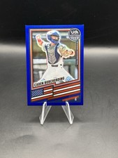 2026 Panini Stars and Stripes Prizm Caden Borcherding Blue Holo /299 Rookie